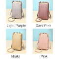 Miniatyrbild 4 av 10: Kvinnor Mobiltelefonväska Handväska Crossbody-väskor Reseaxelväska - stock Brown