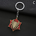 Miniatyrbild 1 av 8: Spider-Man Zinklegering Roterbar Nyckelring Skolväska Ryggsäck Orn - high quality C