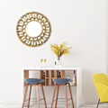 Pikkukuva 5 / 5: 1/2/3/5 Nordic Wall Mirror Gold Frame Pienet peilit käytävään - varastossa Type D 1 Pc