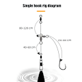 Pikkukuva 4 / 10: 50 kpl / setti Kalastuspyörät Hihat Rolling Swivel - varastossa 2x3