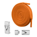 Miniatyrbild 1 av 10: Press Lock Skosnören Quick No Tie Skosnören ORANGE - spot försäljning orange