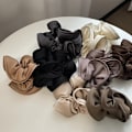 Pikkukuva 10 / 10: 2 kpl Elastiset hiusnauhat Oversized Scrunchies - varastossa 3