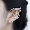 Pikkukuva 1 / 7: 1 pari Filigree Fairy Wrap korvakoru Elf Ear Cuffs LEFT - korkea laatu