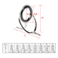 Pikkukuva 2 / 10: Casting Vavan opas Baitcasting Eye Line Ring - spot-myynti 16