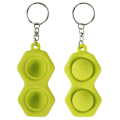 Pikkukuva 4 / 7: Lapset Aikuiset Simple Dimple Sensory Fidget Toy Silikoni - korkea laatu Red