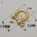 Miniatyrbild 1 av 10: Solid karbinhake D bågklammer - spot försäljning 7