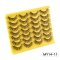 Pikkukuva 1 / 10: Tekoripset Faux Mink Lashes - korkea laatu MY14-11