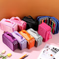 Miniatyrbild 7 av 10: 72 Fack Nylon Pennfodral Case BLÅ - high quality blue