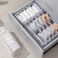 Miniatyrbild 9 av 11: Underkläder BH Förvaring Organizer Box Strumpor Slipsar - high quality Grey 11 grid