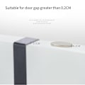 Miniatyrbild 9 av 10: Infällbar dörr i rostfritt stål Bakre krok för badrumsförvaring - on stock black 5 hooks