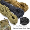 Pikkukuva 7 / 10: Vahva elastinen kuminauha ARMY GREEN 4MM - varastossa Army Green 4mm