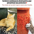 Miniatyrbild 2 av 10: 10M Cat Training Tape Scratching Guard - on stock 10m  x 6.35cm