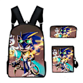 Miniatyrbild 1 av 4: 3st 3D Print Super SONIC Ryggsäck Axelväskor Case - high quality TC-21