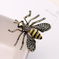 Miniatyrbild 10 av 10: Humla Broscher Bi Insekt Pin Anima Emalj GUL BEE - spot försäljning