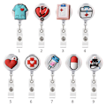 Miniatyrbild 3 av 10: 4st infällbar nyckelringsemblem Reel Clip 4Pcs - high quality 4Pcs2