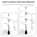 Pikkukuva 7 / 10: 50kpl/ setti Kalastuspyörät Hihat Rolling Swivel - spot-myynti 4x5