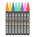 Miniatyrbild 1 av 9: Double Line Penna Metallic Markers 8PCS/ SET - spot försäljning