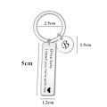 Pikkukuva 2 / 10: Drive Safe Keychain A-Z 26 Initials Letters Keychain - spot-myynti