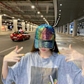 Miniatyrbild 9 av 9: Cap mesh i nät för damer för våren med cap - on stock 4
