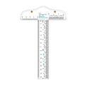 Miniatyrbild 5 av 7: T-Square Linjal Graduerad T-Ruler Inch Metrisk T-Square - on stock
