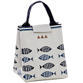 Pikkukuva 2 / 7: Happy Fish Sky -kuvioinen kylmälaukku - erikoistarjous navy