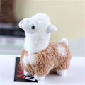 Miniatyrbild 5 av 5: Alpaca- Nyckelring Plysch påsk Lama Plyschhänge Mini Fårdocka Gosedjur Nyckelring för flickor Pojkar - high quality Khaki One Size