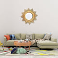 Pikkukuva 4 / 5: 1/2/3/5 Nordic Wall Mirror Gold Frame Pienet peilit käytävään - varastossa Type A 1 Pc