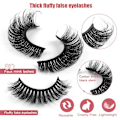 Pikkukuva 6 / 10: 14 paria tekoripsiä Faux Mink Lashes - korkea laatu