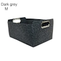 Miniatyrbild 1 av 10: Filt Förvaringskorg Kläder Organizer Diverse Behållare MÖRK - stock Dark grey M