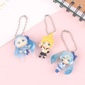 Pikkukuva 5 / 8: kpl 4cm Hatsune Miku Avaimenperä Kawaii Lahja tytöille Ani - varastossa 1