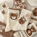 Pikkukuva 3 / 5: Harajuku-tyylinen sarjakuva luovat raidalliset karhusukat Kawaii - varastossa A3