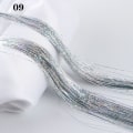 Pikkukuva 1 / 10: 100 säiettä Hiustenpidennyshiukset Tinsel Bling Silk - spot-myynti 09
