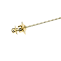 Pikkukuva 7 / 10: Collar Bar Pin Tie Rintaneula GOLD SINGLE CHAIN ​​- varastossa Gold Single Chain-Single Chain