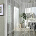Miniatyrbild 9 av 10: Kedjepärla Gardindörr Gardinsträng GUL - spot sales yellow