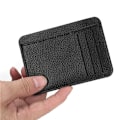 Miniatyrbild 3 av 10: Korthållare Kreditkortshållare SVART - high quality black