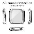 Miniatyrbild 3 av 5: Heltäckande skyddande fodral för Fitbit Versa Silver Screen
