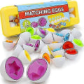 Miniatyrbillede 2 af 2: Farve- og formsorteringsæg-assortiment Læringseducational T