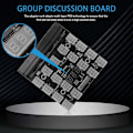 Miniatyrbillede 5 af 5: Breakout Board 17 Port 6Pin LED Display Strømmodul Serverkort Adapter til 1200W 750W PSU GPU Miner Mining BTC ETH