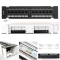 Miniatyrbilde 4 av 5: Nettverksverktøysett 12-porters Cat6 Patchpanel Rj45 Nettverksveggmontert Stativ med Overflatemontasje B