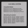 Miniatyrbillede 4 af 5: Gasgrill-tænder 83741001 sæt erstatning til Weber Genesis E-310 E-320