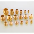 Pikkukuva 2 / 4: 1/8 Quot; 1/4 Quot; 3/8 Quot; 1/2 Quot; 3/4 Quot; 1 Quot; Bsp Male Brass Pipe Equal Reducing Hex Nipple Fitting Adapters Connector Water Home Garden 3l8 BSP Better