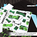Miniatyrbillede 5 af 5: Minecraft Glitching Creeper Langt Pyjamasæt, Børn, 4-15 År