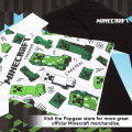 Pikkukuva 5 / 5: Minecraft Glitching Creeper -pitkä pyjamasetti, lapsille, 4-15 vuotta