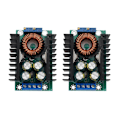 Miniatyrbild 1 av 5: 2x DC-DC CC CV Buck-omvandlare Steg-ned Ström Modul 7-32v Till 0.8-28v 12a 300w