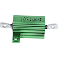 Miniatyrbillede 4 af 5: Grønne aluminium chassismonterede trådvundne modstande 10w 10 Ohm 5%