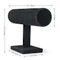Miniatyrbillede 5 af 5: Armbåndsstativ, Urstativ, Fløjlsarmbåndsdisplay, T-formet Displayholder til Smykker Armbånd Ur Display