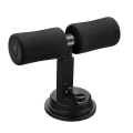Miniatyrbilde 1 av 5: Sit Up-stativ for gulv, bærbart justerbart sit-up utstyr, svart (1 stk, svart)