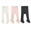 Miniatyrbild 2 av 5: 3-pack babytights tjocka småbarn flicka pojke leggings sömlös kabel stickad