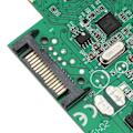 Miniatyrbillede 3 af 4: 6 porte Pci-e til Usb 2.0 udvidelseskort 9pin intern Usb-header desktop Express-kort med 15 pin Sata-strømstik