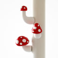 Pikkukuva 5 / 5: 3 kpl hartsijääkaappimagneetti punainen sieni jääkaappimagneetti kasvi jääkaappi round pointed long mushroom